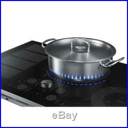 Samsung 36 in. Induction Cooktop with Stainless Steel Trim with 5 Elements Flex zone