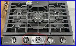 Samsung NA30N6555TG 30 Inch Gas Cooktop with 5 Sealed Burners, Black Stainless