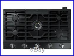 Samsung NA36N7755TG/AA 36 inch Stainless Steel Gas Cooktop Black