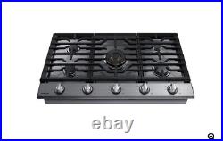 Samsung NA36N7755TS 36 In Gas Cooktop with Griddle. Brand New Unopened Box