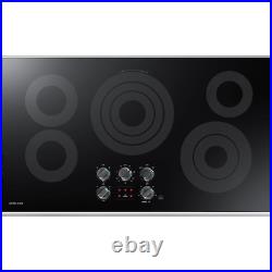 Samsung Smart Cooktop 36 Electric Radiant 5 Burner Smooth Surface NZ36K6430RS