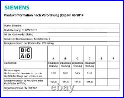 Siemens Induction Hub Bratsensor 23 5/8in Braeterzone Autark Touch Schott Ceran