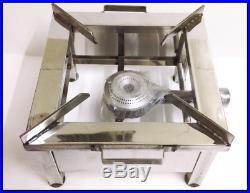 Stainless Steel Commercial Kitchen Gas Stove Large Burner Lpg Propane Cooktop