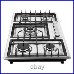 Stainless Steel NG /LPG Gas Built-In Cooktop Countertop Cook Stove 5 Burners New