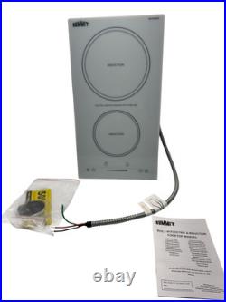 Summit 12W Cooktop 2 Burner Electric Induction White SINC2B23 (OB) Summit 12W Cooktop 2 Burner Electric Induction White SINC2B23 (OB)