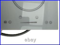 Summit 12W Cooktop 2 Burner Electric Induction White SINC2B23 (OB) Summit 12W Cooktop 2 Burner Electric Induction White SINC2B23 (OB)