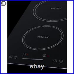 Summit SINC2B230B 12 Inch Induction Cooktop with 2 Cooking Zones