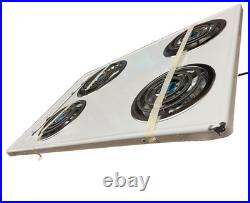 Summitt 30 in Electric Range Cooktop 4 Coil Elements, Porcelain Surface, White