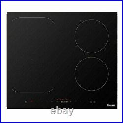 Swan Induction Hob with Flex Zone / LED Timer / 4-Ring 60cm in Black SXB75210B