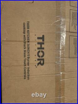 THOR Kitchen 36 Induction Cooktop 5 Elements, PIH36 Brand New in Unopened Box