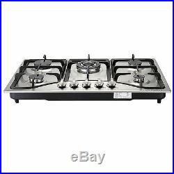 TOP BRAND 30Stainless steel 5 Burners Built-In Stoves NG/LPG Gas Hob Cooktops