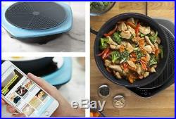 Tasty One Top From phone to table, temperature tracking smart cooktop