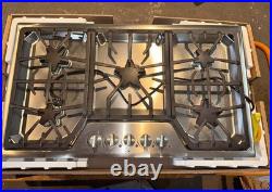 Thermador 36 Masterpiece Series Natural Gas Cooktop w 5 Star Burners SGSX365FS