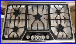 Thermador 36 Masterpiece Series Natural Gas Cooktop with5 Star Burners- SGSX365FS