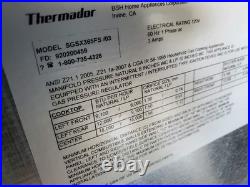 Thermador 36 Masterpiece Series Natural Gas Cooktop with5 Star Burners- SGSX365FS