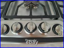 Thermador 36 Natural Gas Cooktop Stainless Steel 5 Burners Sgsx365cs