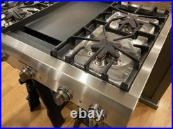 Thermador 36 Professional Gas Rangetop Cooktop Stainless with Griddle PCG364ED Thermador 36 Professional Gas Rangetop Cooktop Stainless with Griddle PCG364ED