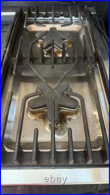 Thermador 36 Professional Gas Rangetop PCG364ED Stainless with Griddle Tested