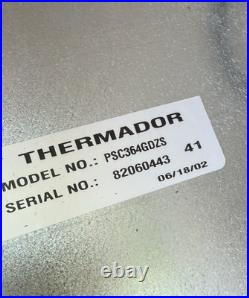 Thermador 36 Professional Gas Rangetop PCG364ED Stainless with Griddle Tested
