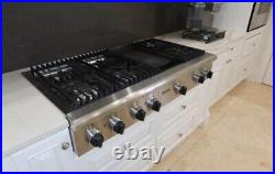 Thermador 48 Pro Series Gas Rangetop With 6 Star Burners & Griddle PSC486GDZS