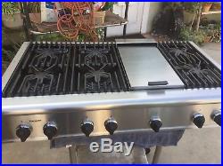Thermador 48 Pro Stainless Range Top, 4+ grill n Griddle or 6+ in Los Angeles