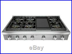 Thermador 48 SS 6 Burner Pro Rangetop with Griddle PCG486WD
