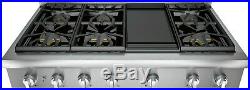 Thermador 48 SS Pro Rangetop With Electric Griddle PCG484WD