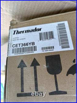 Thermador CET366YB 36 inch Masterpiece Series Black Built-in Electric Cooktop