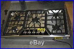 Thermador Masterpiece SGSX365FS 36 Stainless Gas Cooktop NOB #41350 HRT