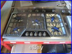 Thermador Masterpiece Series SGSX365FS 36 Inch Gas Cooktop Drop-In 5 Star Burner