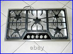 Thermador Model Sgsx365fs 36 Natural Gas 5 Burner Cooktop Stainless
