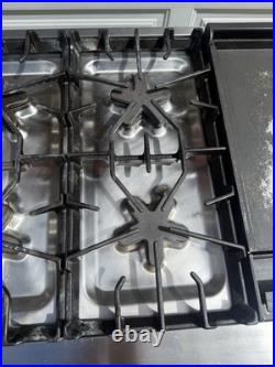Thermador Pro Series 48 Gas Cooktop 6 Burners with Grill And All Grates PC486GD Thermador Pro Series 48 Gas Cooktop 6 Burners with Grill And All Grates PC486GD