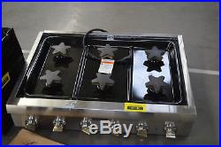 Thermador Pro Style PCG366G 36 Gas Rangetop Stainless 6 Burner #30113 HRT