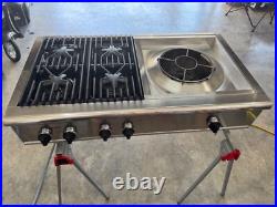 Thermador Professional 48 Gas Cooktop with 4 Star Burners and Wok PCS484WK RARE