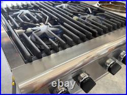 Thermador Professional 48 Gas Cooktop with 4 Star Burners and Wok PCS484WK RARE Thermador Professional 48 Gas Cooktop with 4 Star Burners and Wok PCS484WK RARE