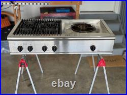 Thermador Professional 48 Gas Cooktop with 4 Star Burners and Wok PCS484WK RARE Thermador Professional 48 Gas Cooktop with 4 Star Burners and Wok PCS484WK RARE