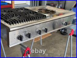 Thermador Professional 48 Gas Cooktop with 4 Star Burners and Wok PCS484WK RARE