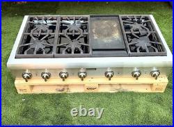 Thermador Professional PCG486GD 48 Gas Rangetop 6 Star Burners Electric Griddle