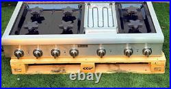 Thermador Professional PCG486GD 48 Gas Rangetop 6 Star Burners Electric Griddle