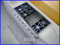 Thermador Professional PCG486WL 48 Gas Cooktop 6 Burners with Grill St St