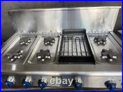 Thermador Professional PCS486GD 48 Gas Rangetop with Grill (BFEB-04-081) 110volts