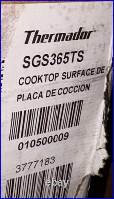 Thermador SGS365TS 36 Natural Gas Cooktop with 5 Burners Stainless