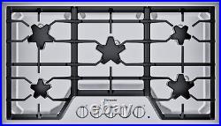 Thermador SGS365TS Masterpiece Series 36 Built-In Gas Cooktop Stainless Steel