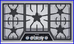 Thermador SGSL365KS Masterpiece Series 36 Gas Cooktop with5 Sealed Star Burners