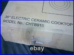 ThermoMate CHTB915 Electric Ceramic Cooktop 36 5 Burner New Open Box