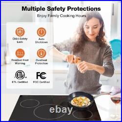 Thermomate 30 Inch Induction Cooktop, 6500W Built in Induction Stove Top