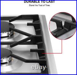 Thermomate 36 Inch Gas Cooktop, Built in Gas Rangetop with High Efficiency Burne