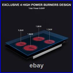 Thermomate 4 Burners Electric Cooktop, 30 Inch Built in Electric Radiant