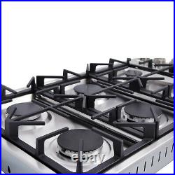 Thor 36 Inches Gas Cooktop 6 Burners Stainless Steel LPG Gas Hob Built In Cooker