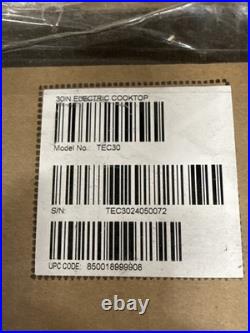 Thor Kitchen 30 inch 4 Burner Radiant Electric Cooktop, Black TEC30